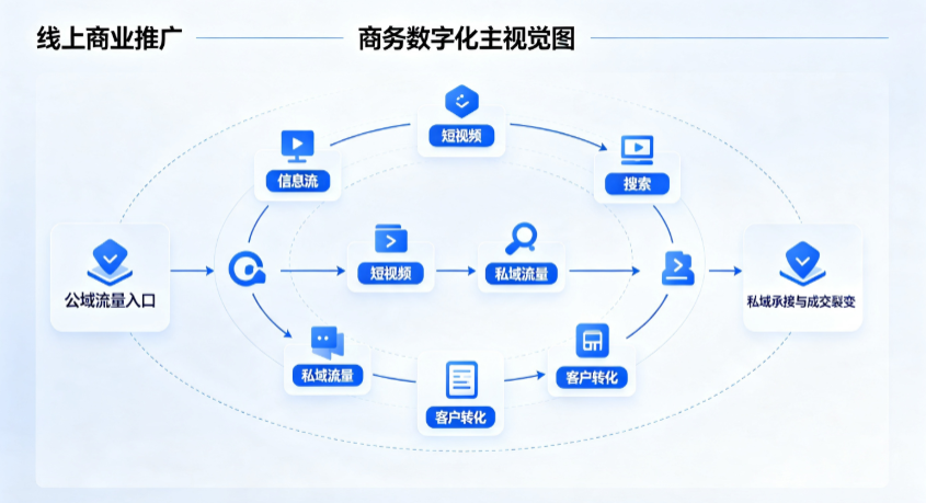 魏都区线上商业推广怎么做？全域流量闭环搭建与低成本转化实战指南